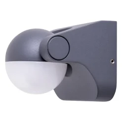 Applique murale d'extérieur LED 'Pallas' , en métal et plastique anthracite, avec LED intégrée