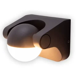 Applique murale d'extérieur LED 'Pallas' , en métal et plastique anthracite, avec LED intégrée