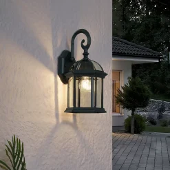 Applique murale d'extérieur classique vert antique IP44 - Glasgow