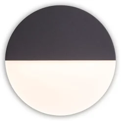 Applique murale d'extérieur LED 'SOBRIO' , en métal et plastique anthracite, avec LED intégrée