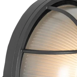 Applique murale d'extérieur industrielle gris foncé IP44 - Hanneke