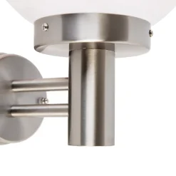 Applique murale d'extérieur moderne en acier inoxydable IP44 - Sfera