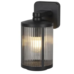 Applique murale d'extérieur VELADA noir E27 H29cm