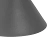 Applique murale d'extérieur industrielle gris foncé cône IP44 - Natas