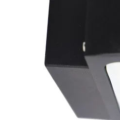 Applique murale d'extérieur moderne noire IP44 - Latina