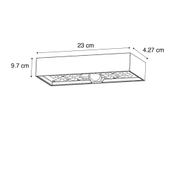 Applique murale d'extérieur blanche avec lumière dimmable et capteur solaire - Kayo