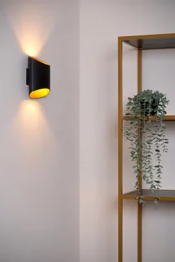 Applique murale DILETTA en aluminium avec 1xG9 - Noir - Lucide