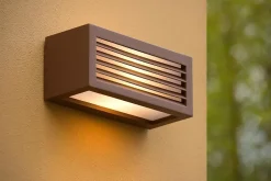 Applique murale DIMO en aluminium avec 1xE27 - Rouille - Lucide