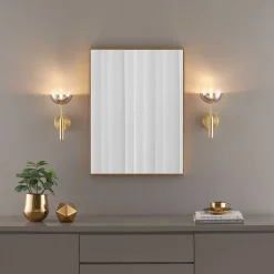 Applique murale dorée verre bicolor - Armela