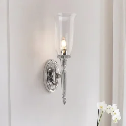 Applique murale Dryden 1 lumière - Chrome poli
