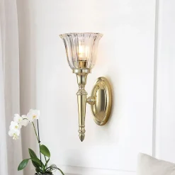 Applique murale Dryden 1 lumière - Laiton poli