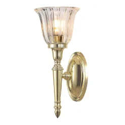 Applique murale Dryden 1 lumière - Laiton poli