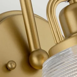 Applique murale Dublin 1 lumière - Laiton naturel peint