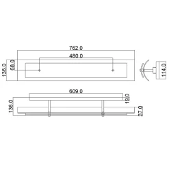 Applique murale Duet 4 lumières