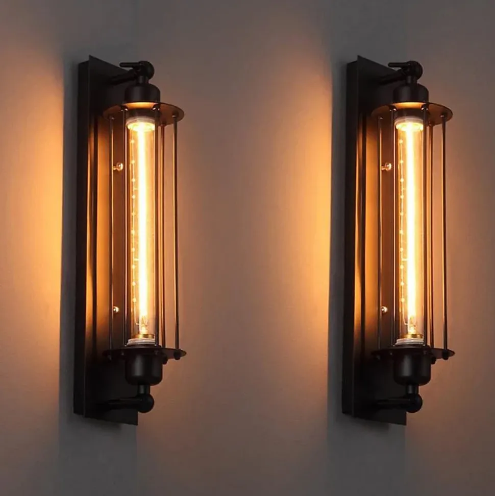 Applique murale E27 Vintage Flûte Edison LED Moderne Couloir Vintage Rétro Industriel 110 V-240 V Applique Led W-filament