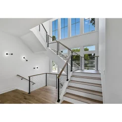 Applique murale Eclipsia noire - 325x85x64 mm GX53 - Élégante applique murale en métal