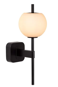 Applique murale ELDA en métal avec 1xG9 - Noir - Lucide