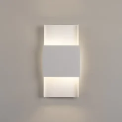 Applique murale en acier 2 ampoules 4000K - 20x7x40cm Sollux