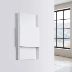 Applique murale en acier 2 ampoules 4000K - 20x7x40cm Sollux