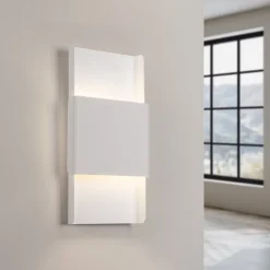 Applique murale en acier 2 ampoules 3000K - 20x7x40cm Sollux