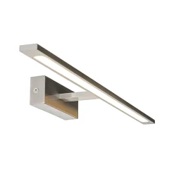 Applique murale en acier 62 cm avec LED IP44 - Jerre