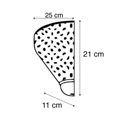 Applique murale en acier orientale - Sinbad