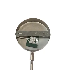 Applique murale en acier avec abat-jour blanc et bras orientable - Ladas Deluxe