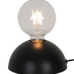 Applique murale en métal noir E27 15W ⌀15 x H.7cm GoodHome Figbird