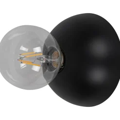 Applique murale en métal noir E27 15W ⌀15 x H.7cm GoodHome Figbird