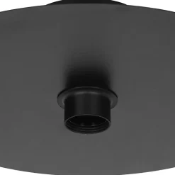 Applique murale en métal noir E27 Ø28.5cm GoodHome Riflebird