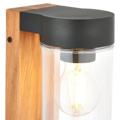 Applique murale extérieur Lovage effet bois E27 IP44 10W GoodHome