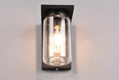 Applique murale extérieur IP44 1xE27 max 40W noire mat - Trio - Ardila