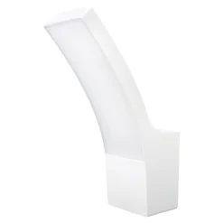 Applique murale extérieur LED intégrée Gambell 1600lm 10W IP44 blanc chaud l.8 x H.24 cm GoodHome blanc