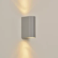 Applique murale extérieur Wiiliam Up&Down gris beton IP44 GU10 35W Corep