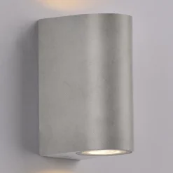 Applique murale extérieur Wiiliam Up&Down gris beton IP44 GU10 35W Corep