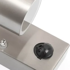 Applique murale extérieure en acier IP44 avec détecteur de mouvement - Solo