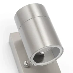 Applique murale extérieure en acier IP44 avec détecteur de mouvement - Solo