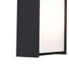 Applique Murale Extérieure Moderne Noire avec LED IP65 - Packet