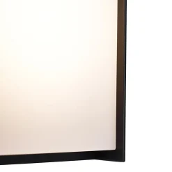 Applique Murale Extérieure Moderne Noire avec LED IP65 - Packet