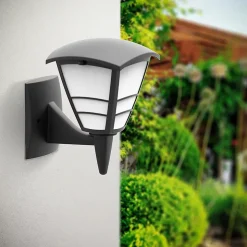 Applique murale extérieure Yonica 2 x E27, IP44, lampe Murale Extérieure noir