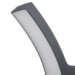 Applique murale extérieure détecteur de mouvement Gambell 1600ml 10W IP44 gris anthracite GoodHome