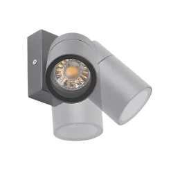 Applique murale extérieure anthracite IP44 orientable et inclinable - Solo
