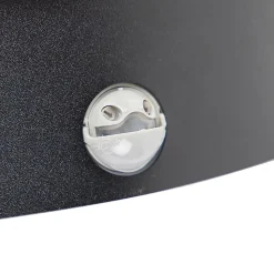 Applique murale extérieure noire IP44 avec détecteur de mouvement - Miro