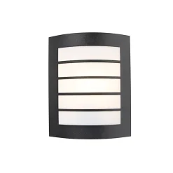 Applique murale extérieure moderne noire IP44 - Miro