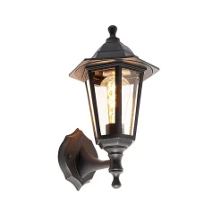 Applique murale extérieure intelligente noire IP44 avec Wifi ST64 - New Haven