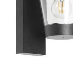 Applique murale extérieure moderne noire IP44 - Joren