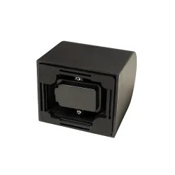 Applique murale extérieure moderne en plastique noir ovale - Baleno