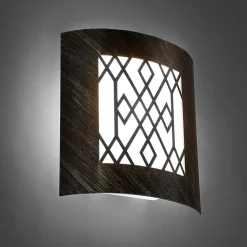 Applique murale extérieure moderne brun rouille IP44 - Emmerald Classic