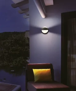 Applique murale extérieure IP65 (1200Lm) Gris - Voltman