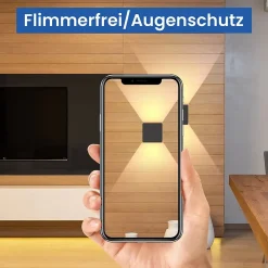 Applique Murale Extérieure LED Moderne Up Down Applique Murale Extérieure Chambre à Coucher Couloir